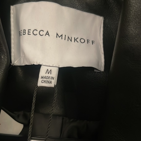 NEW REBECCA MINKOFF LEATHER BIKER JACKET!! It’s hot🔥‼️❣️ - Picture 3 of 11